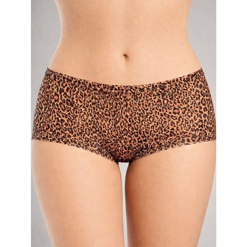 Victoria’s Secret NEW Leopard Lace Panties Low Rise Boy Short